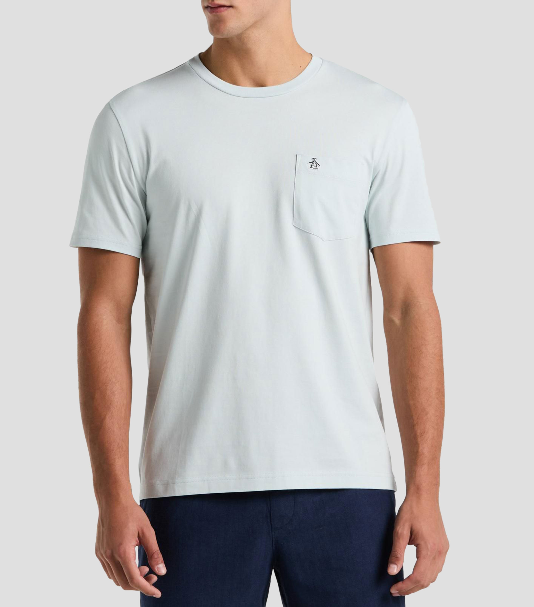 Playera cuello redondo manga corta lisa Hombre